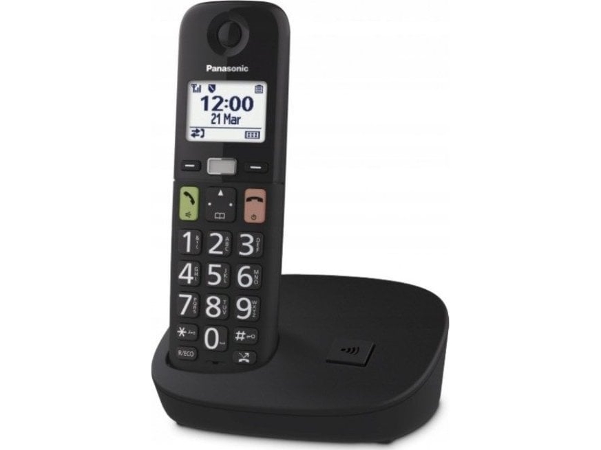 Panasonic fasttelefon trådlös telefon KX-TGU110FXB | Tele & GPS - Fast & IP telefoner - Trådlösa telefoner | GameStuff