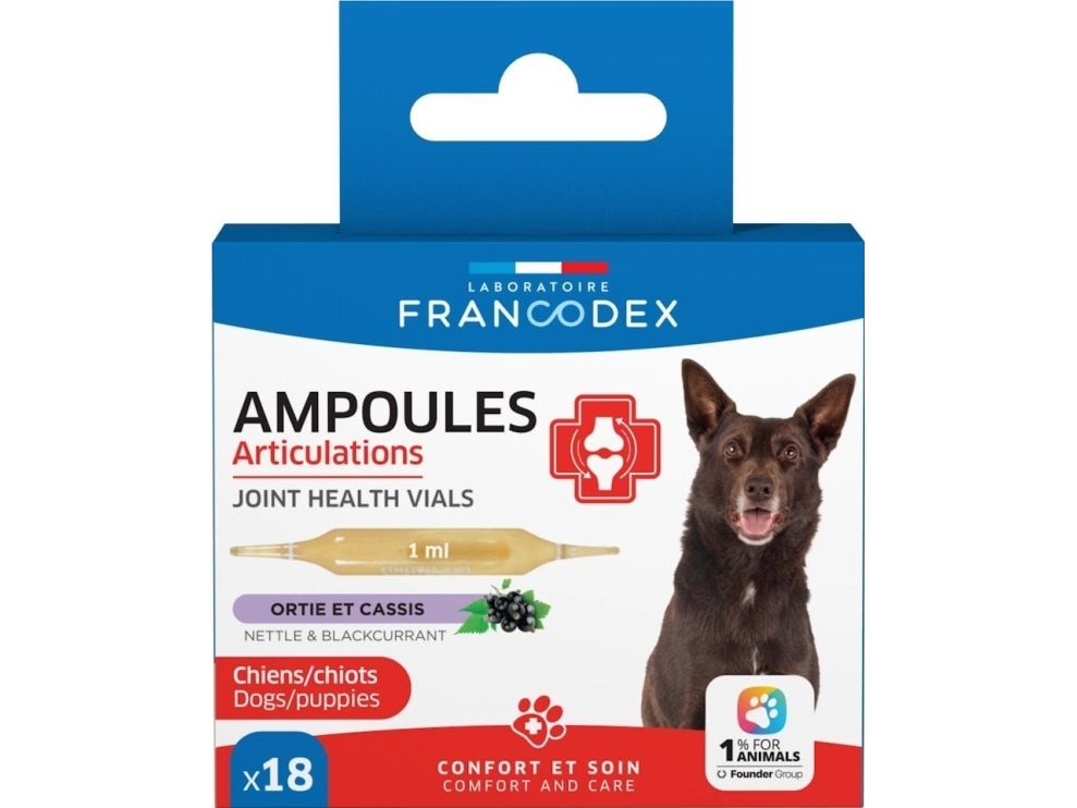 FRANCODEX Healthy joints ampullit koirille ja pennuille x18 x18