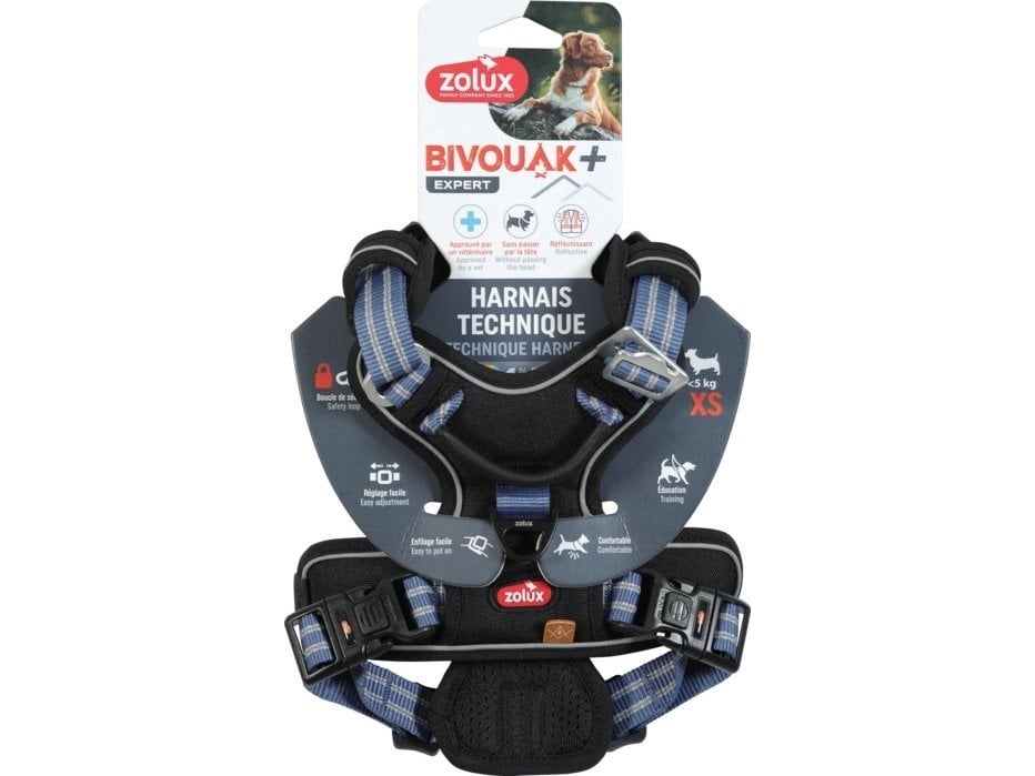 Zolux Hundegeschirr Bivouak Xs Blau