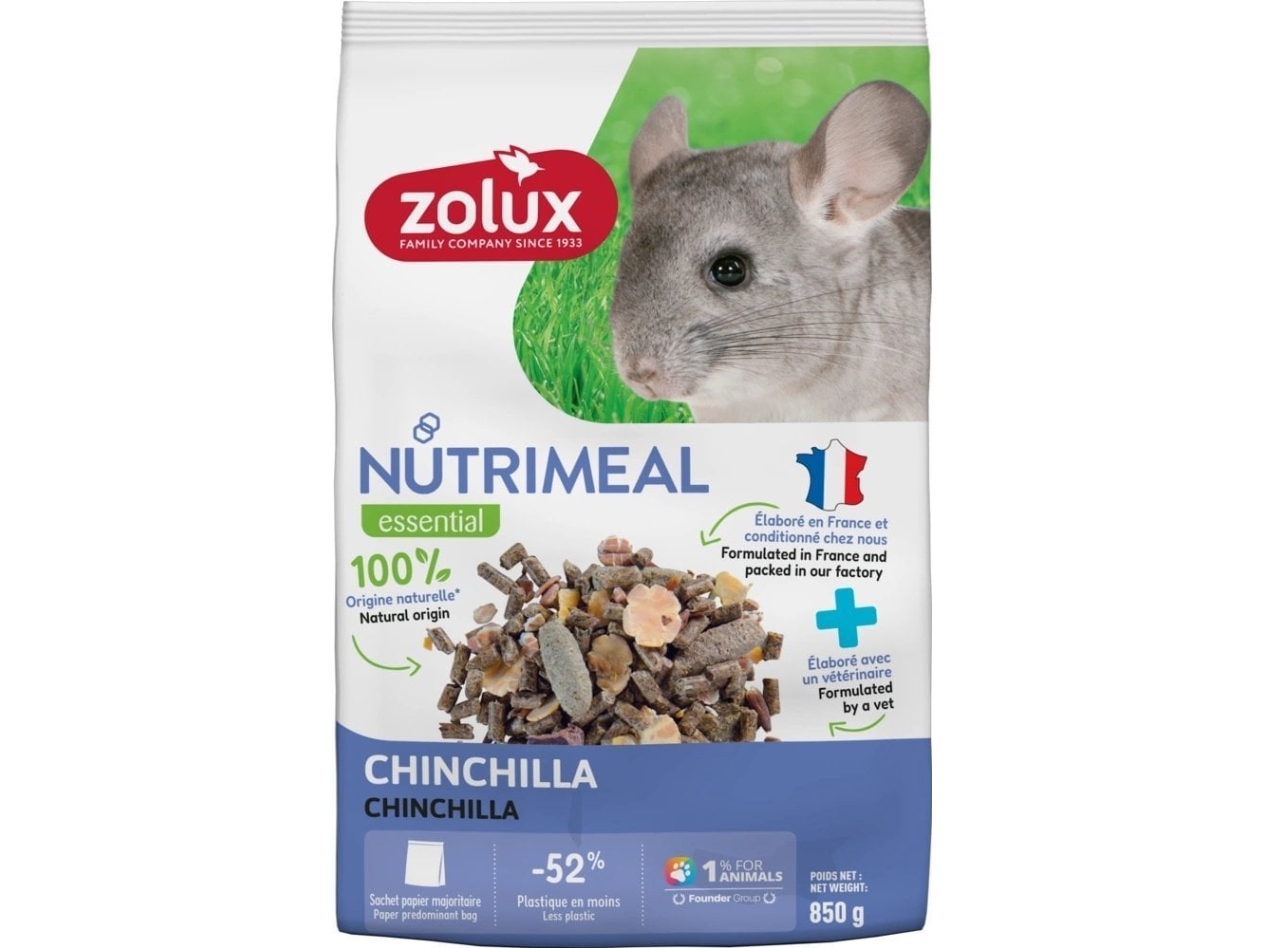 Zolux Karma Blanding Til Chinchillaer Nutrimeal 4 850G