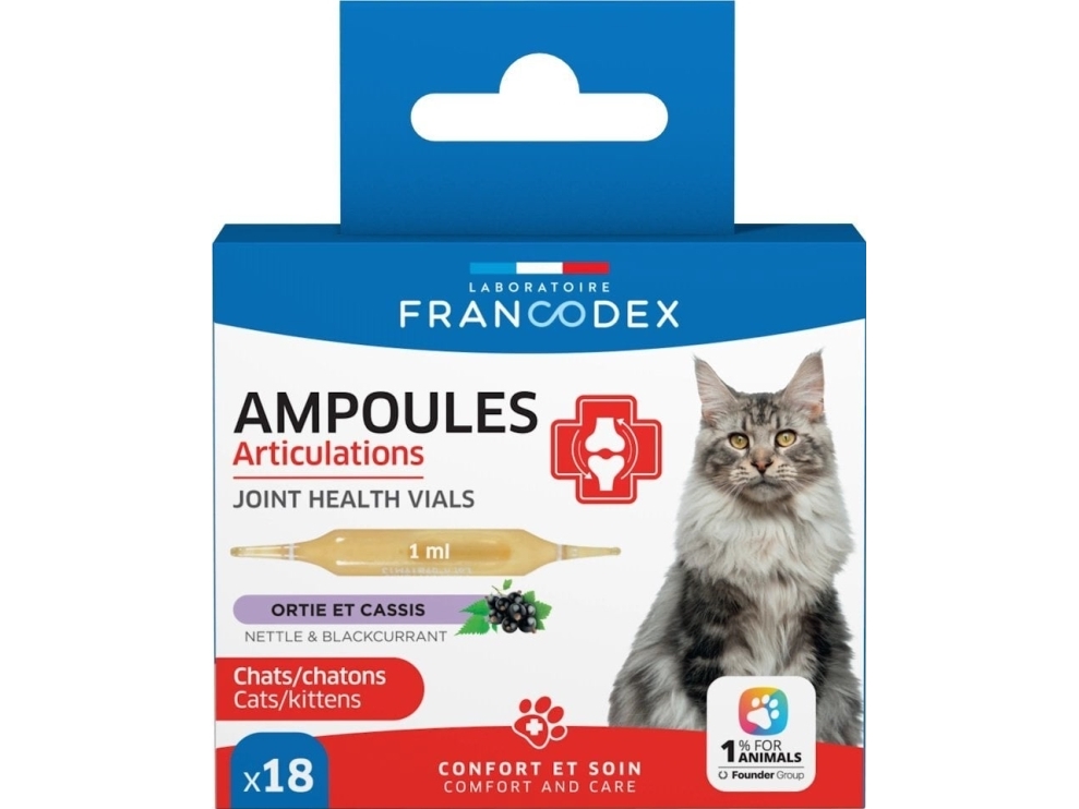 FRANCODEX ampuller sunde led til katte og killinger x18