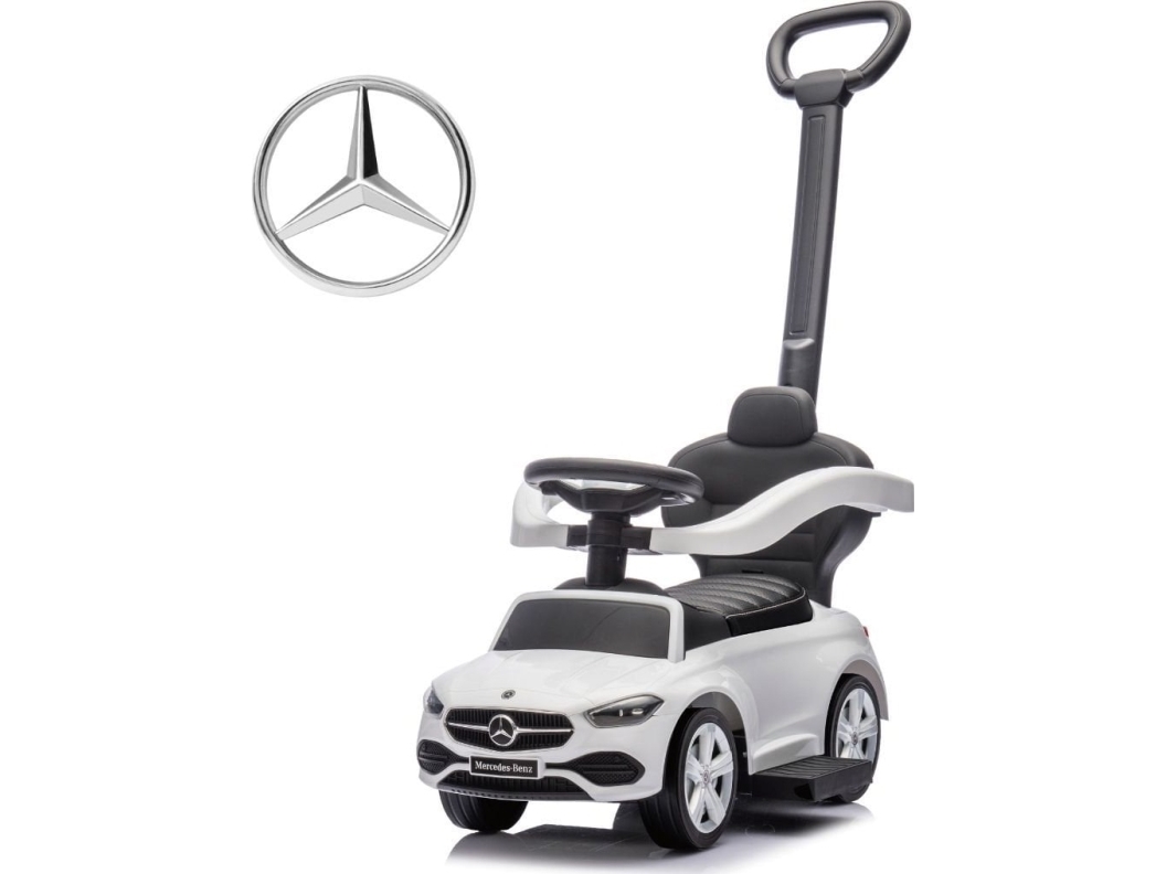 Milly Mally Milly Mally Køretøj med håndtag MERCEDES C-Klasse Deluxe Hvid