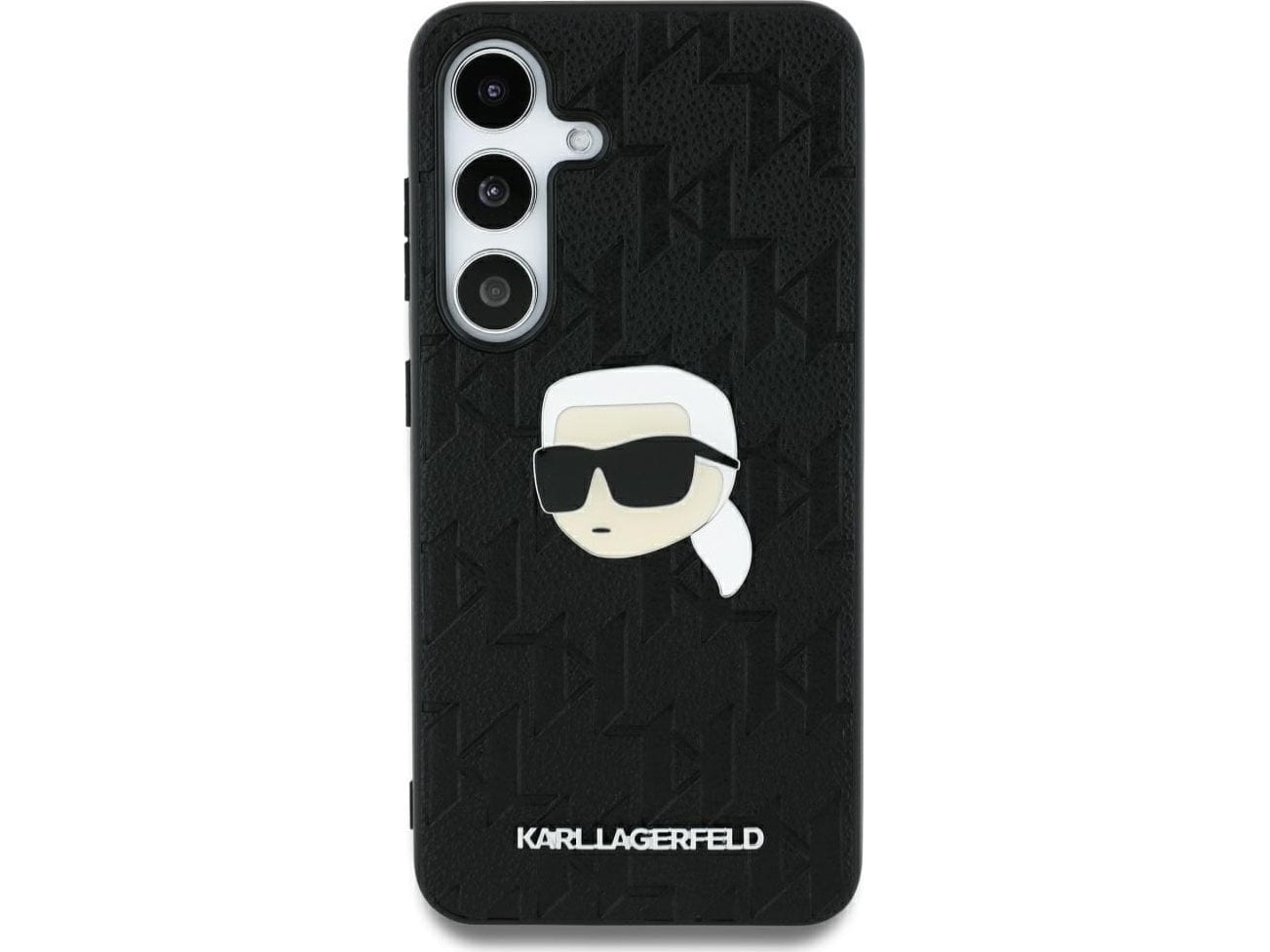 Etui Karl Lagerfeld Leather Monogram Pin Logo Karl Head Samsung Galaxy S25 Ultra Czarny