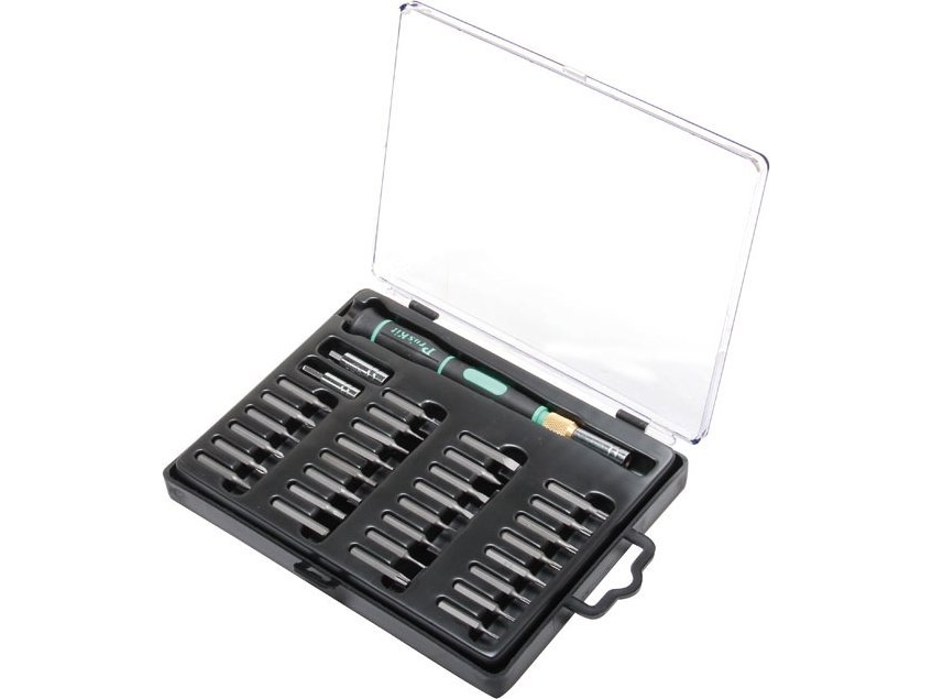 Skruvmejsel med utbytbara bits (32 st), ProsKit | Datorkomponenter - Datorchassin & Tilbeör - IT-Verktyg | GameStuff