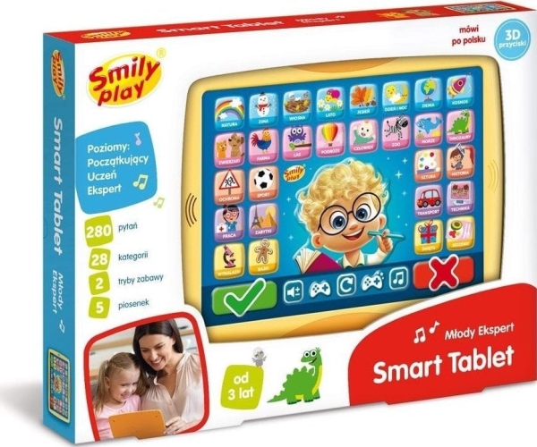 Smily Play Smart Tablet młody ekspert | Leksaker - Vetenskap & Upptäckt - Elektronisk och programmering | GameStuff