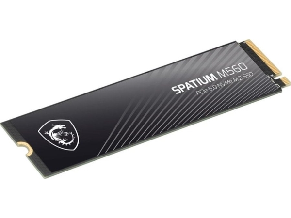 Ssd|msi|spatium M560|1tb|m.2|pcie Gen5|nvme|3d Nand|skrivhastighet 8400 Mbyte/sek|lashastighet 10200 Mbyte/sek|tbw 600 Tb|mtbf 1500000 Timmar|s78 440