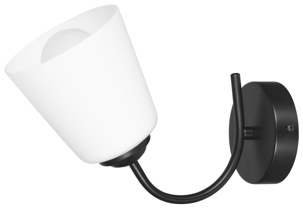 Activejet Væglampe Aje-Alma 1P E27 1X40w, Dukket Op, Konisk, 1 Pære(R ), E27, Ip20, Sort