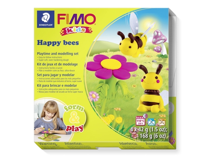 Staedtler FIMO kids 8034, 4 styck | Leksaker - Kreativitet - Spela degen | GameStuff