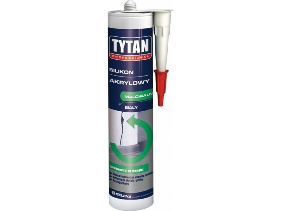 TITAN AKRYL SILIKON 280ML VIT | Färg & Tillbehör - Specialprodukter - Fogmassa | GameStuff