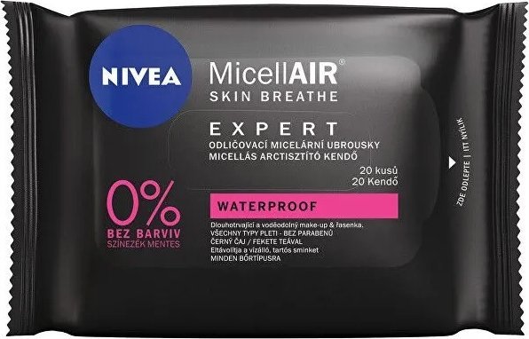Nivea Micellair Expert Mizellen-Make-Up-Entferner-Tücher 20 Stück.