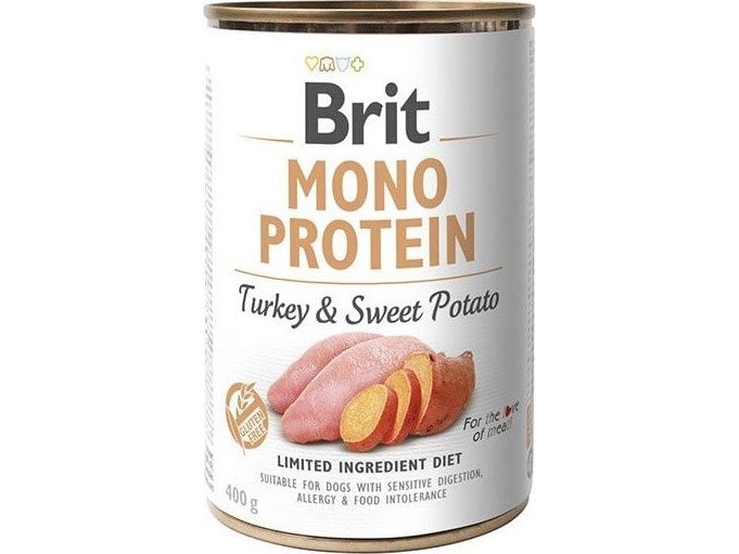 Brit BRIT MONO PROTEIN TURKEY & SWEET POTATO 400g | Sällskapsdjur - Hund - - Blöt hundmat | GameStuff