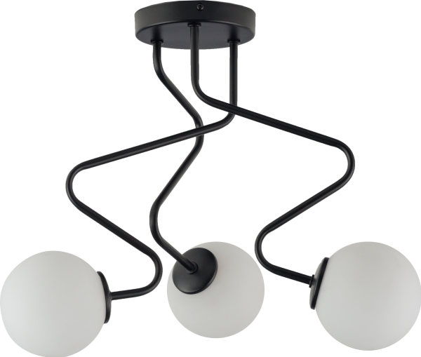 Sigma Zigzag 33293 Deckenleuchte Led Ready Schwarz Für Wohnzimmer