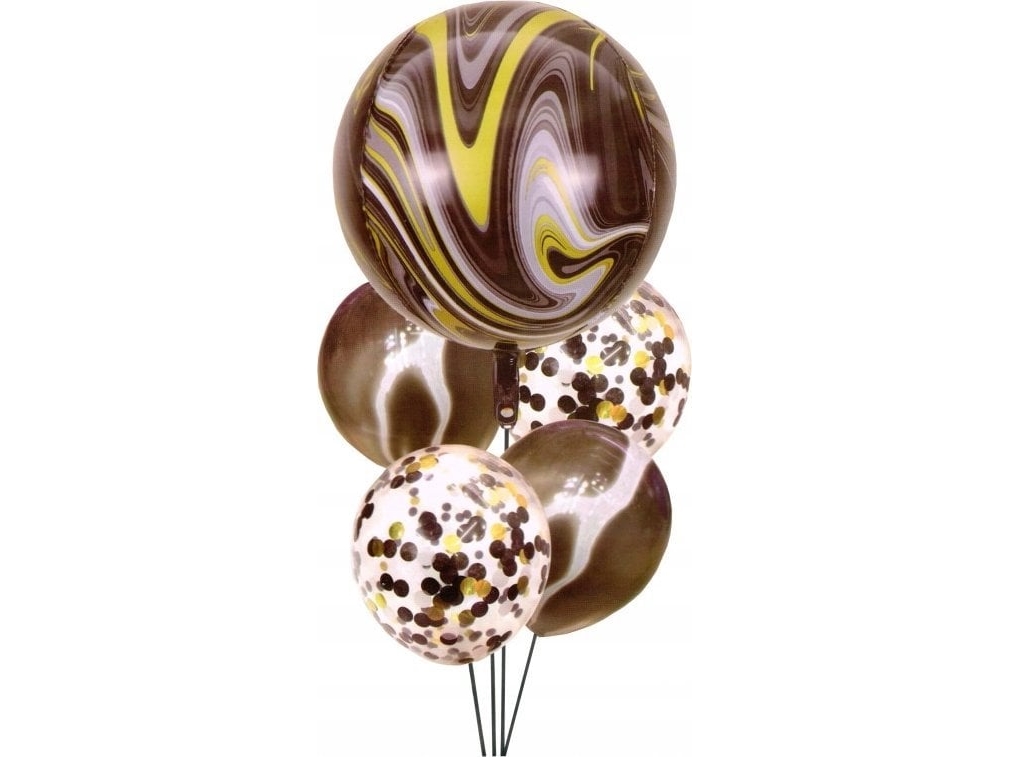 Mk Trade Schwarze Luftballons 30-56Cm 5Stück Bcf-181