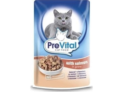 Prevital Complete Katzenfutter Prevital Mit Lachs In Sauce 100G
