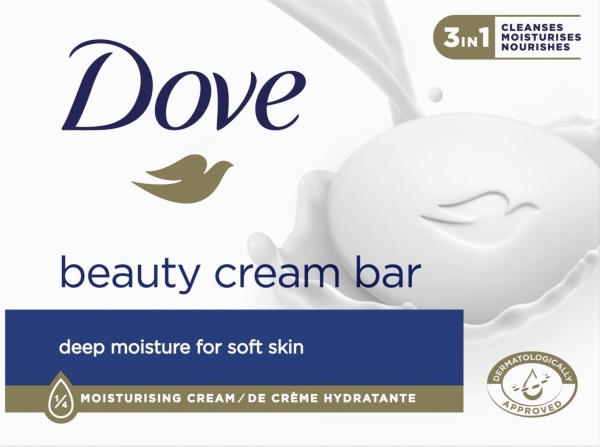 Dove Deep Moisturizing 3in1 Bar Soap - Beauty Cream 90g | Hudvård - Kroppsvård - Tvål | GameStuff