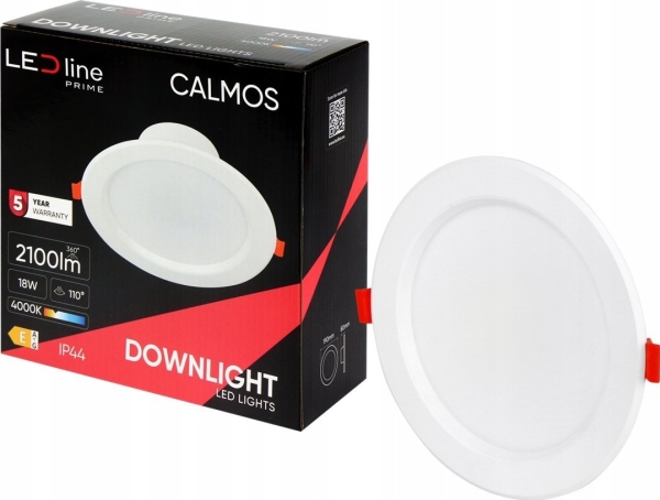 Led Line Prime Downlight Calmos 18W 4000K 2100Lm Ip44