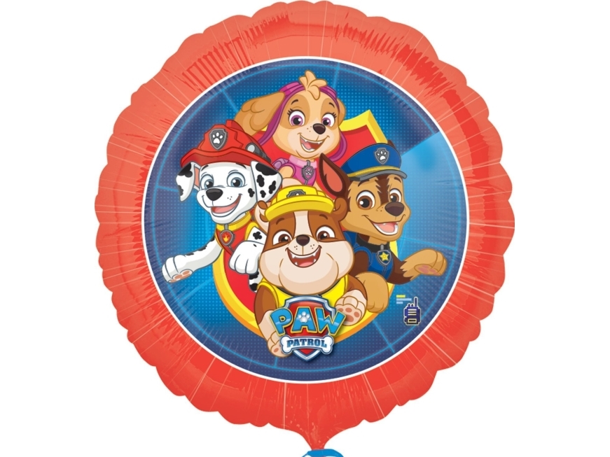 Foil balloon Standard Paw Patrol 2018 43cm S60, packaged 3910801