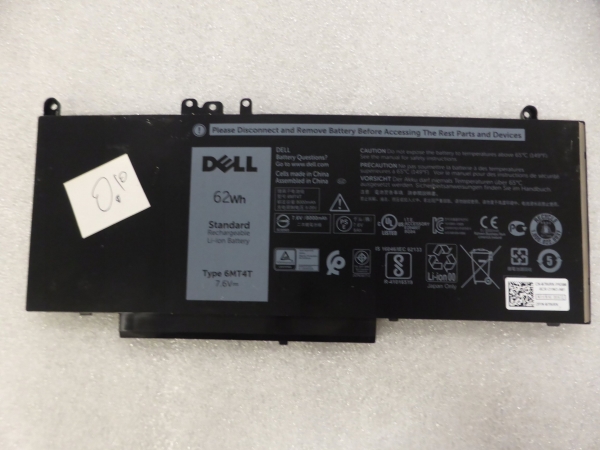 Bateria Dell Battery, 62Whr, 4 Cell,