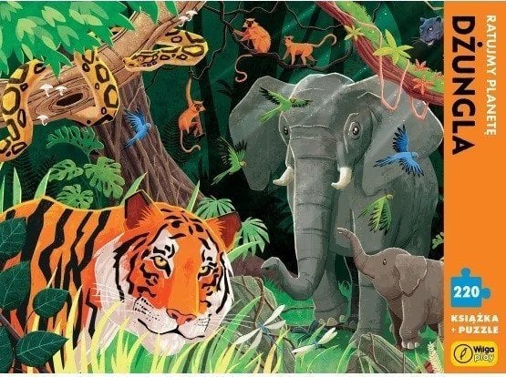 Puzzle 220 Teile Dschungel Retten Wir Den Planeten