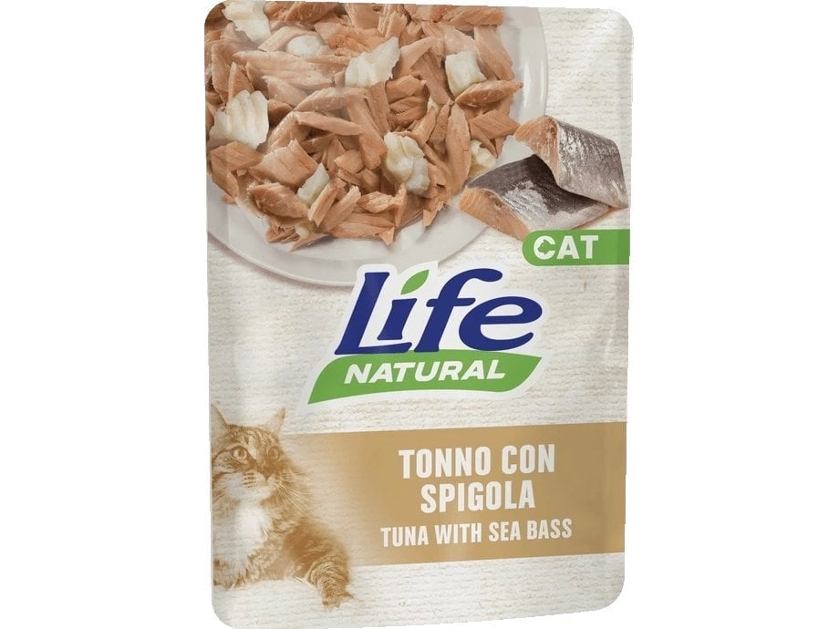Life Pet Care Life Cat Vådfoder 70 G Tuna + Sea Bass /30