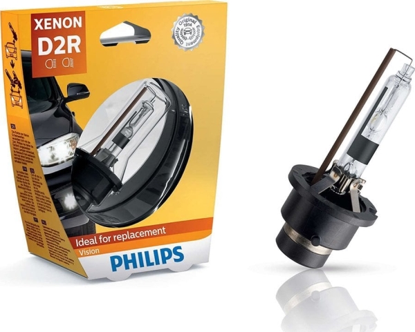 Philips Vision Xenon Lyskilde Til Bilforlygter 85126vis1 Xenon Høj Stråle Lav Bjælke Kasse Kold Hvid D2r