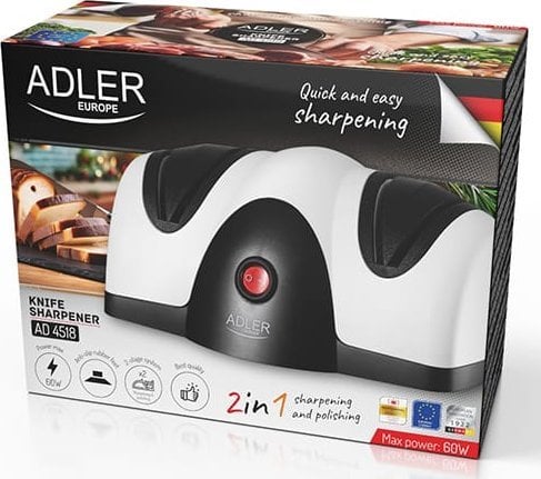 Adler AD 4518 Electric Knife Sharpener | Köksutrustning - Knivar och brynstål - Knivslipare | GameStuff