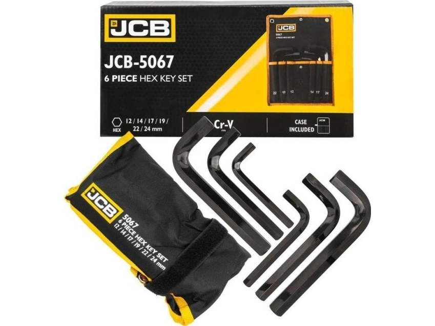 Jcb Hexagon Sockets 6Pcs 12-24Mm / Case