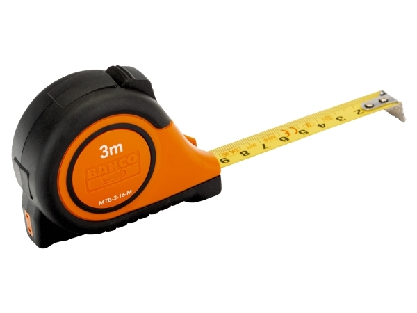 Bahco måttband 3m 16mm plasthölje - mtb-3-16 med autolock | Verktyg & Verkstad - För verkstaden - Mätinstrument | GameStuff