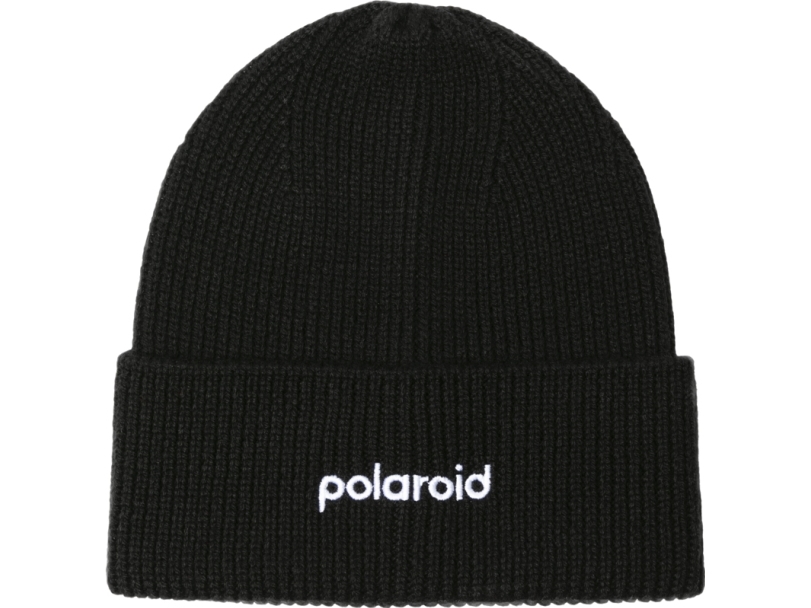 Polaroid Beanie Black, Vuxen, Unisex, Mössa, Svart, Mössa, Livsstil | Tele & GPS - Mobil tillbehör - Headset / Handsfree | GameStuff