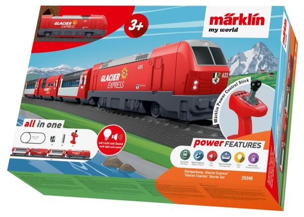 Märklin 29348, Modelltåg, Monteringssats, HO (1:87), Alla, Röd, Vit, Batteri | Hobby - Modelljärnväg - Nybörjarsatser | GameStuff