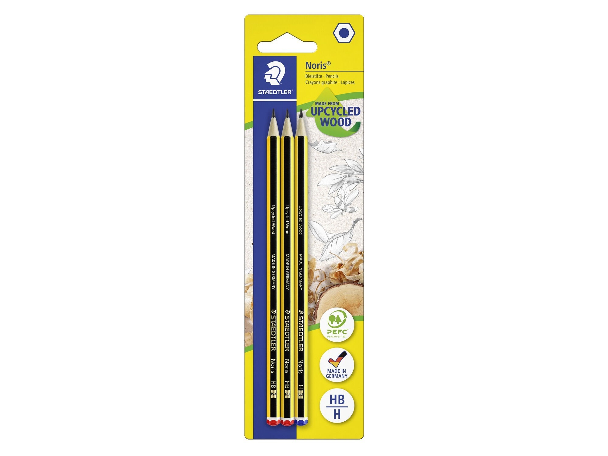 Staedtler Noris 120, 3 styck, PEFC | Skrivredskap - Blyertspennor & pencils - Blyertspennor | GameStuff