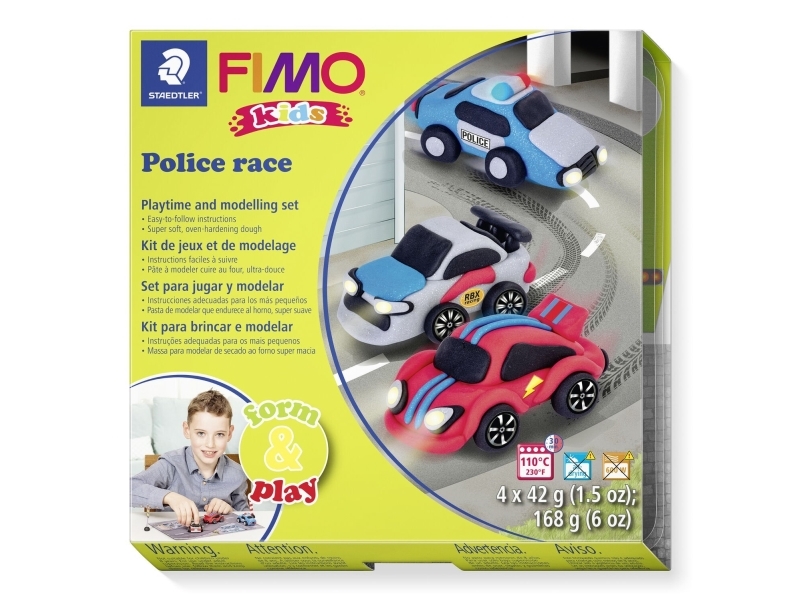 Staedtler FIMO kids 8034, 4 styck | Leksaker - Kreativitet - Spela degen | GameStuff