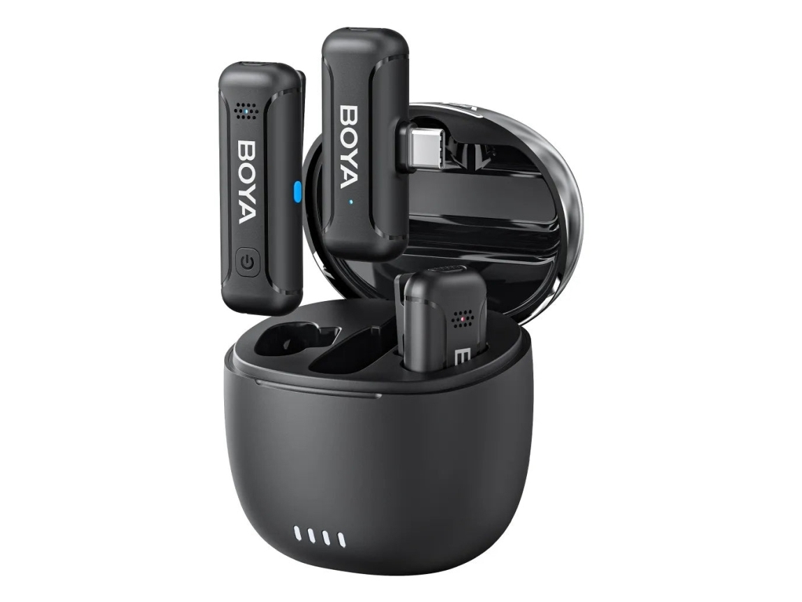 BOYA BY-WM3T-U2, Lavalier-mikrofon, 100 m, Rundtagande, Mottagare för kamerafäste, Svart, Blå, 0,01% | TV, Ljud & Bild - Hörlurar & Mikrofoner | GameStuff