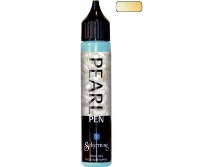 Artequipment Schjerning Pearl Pen, gul, flydende 3D-effekt, 28 ml billede