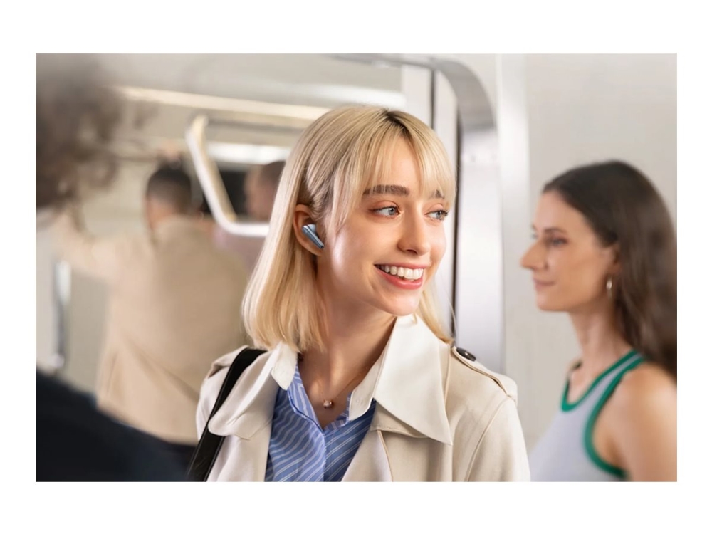 Soundcore Liberty 4 Pro - True wireless-hörlurar med mikrofon - inuti örat - Bluetooth - aktiv brusradering - glansig ljusblå | TV, Ljud & Bild - Hörlurar & Mikrofoner | GameStuff