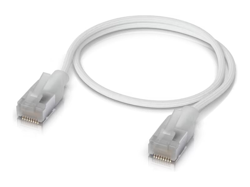 Ubiquiti UniFi - Patch-kabel - RJ-45 (hane) till RJ-45 (hane) - 30 cm - 3 mm - skärmad - CAT 6a - startad, inomhus - vit | Datortillbehör - Kablar & adaptrar - Nätverkskablar | GameStuff