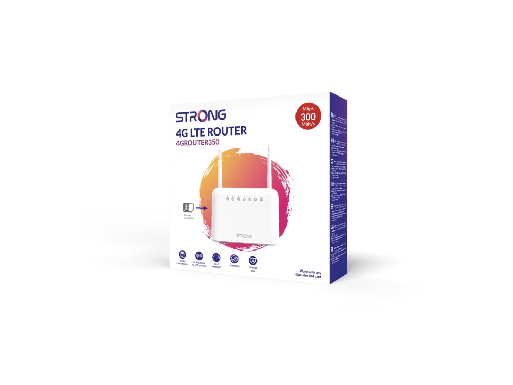 Strong 4G Wifi-ruter 300mbit/s