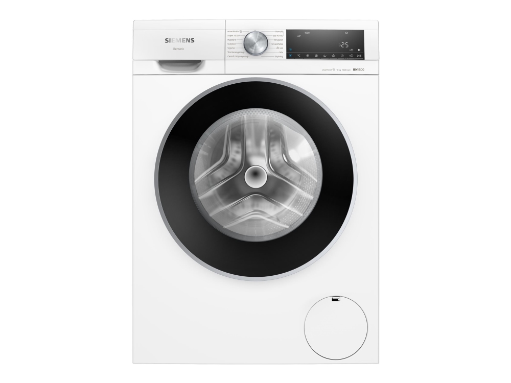 Siemens iQ500 WG56G2ZIDN - Tvättmaskin - Fördjupning - bredd: 60 cm - höjd: 85 cm - frontmatad - 70 liter - 10 kg - 1600 rpm - vit | Vitvaror - Tvätt & torkning - Frontlastande tvättmaskiner | GameStuff
