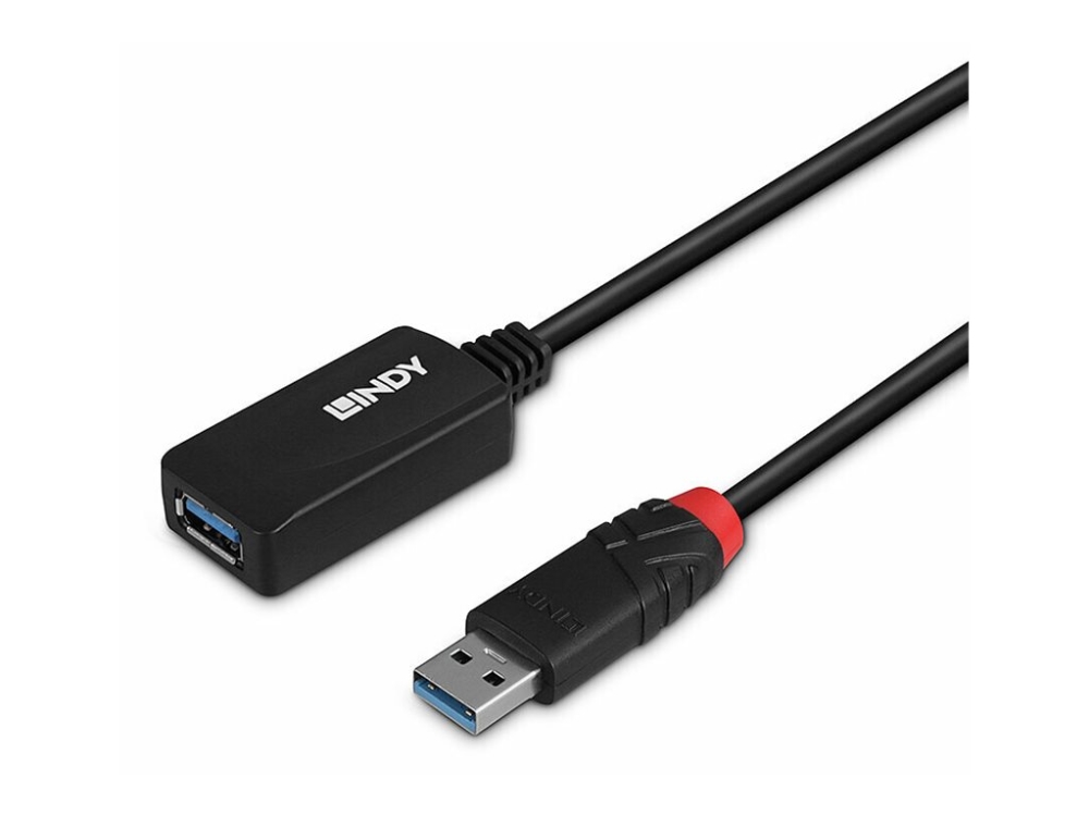 LINDY - USB-forlængerkabel - USB 3.0 - 9 pin USB Type A / 9 pin USB Type A - op til 5 m