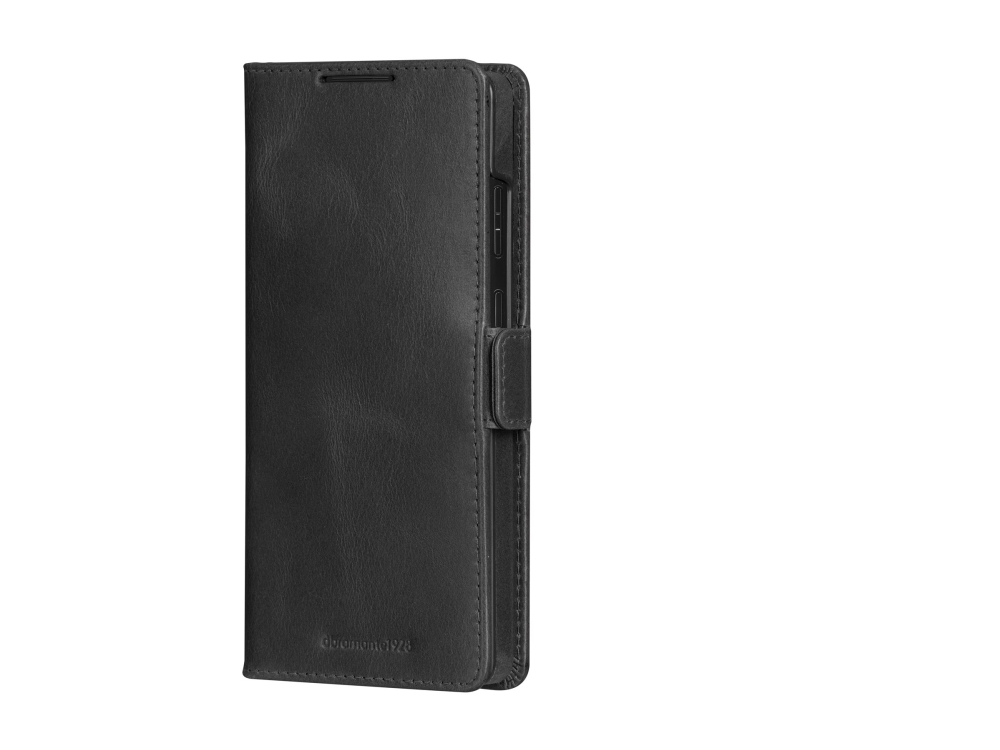 Dbramante1928 Lynge - Flip-Hülle Für Mobiltelefon - Vollnarbenleder - Schwarz - Für Samsung Galaxy S25 Ultra