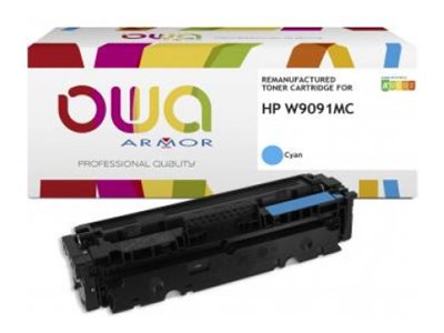 Owa - Cyan - Kompatibel - Boks - Genproduceret - Tonerpatron (Alternativ Til: Hp W9091mc) - For Hp Color Laserjet Enterprise M455, Mfp M480 Laserjet