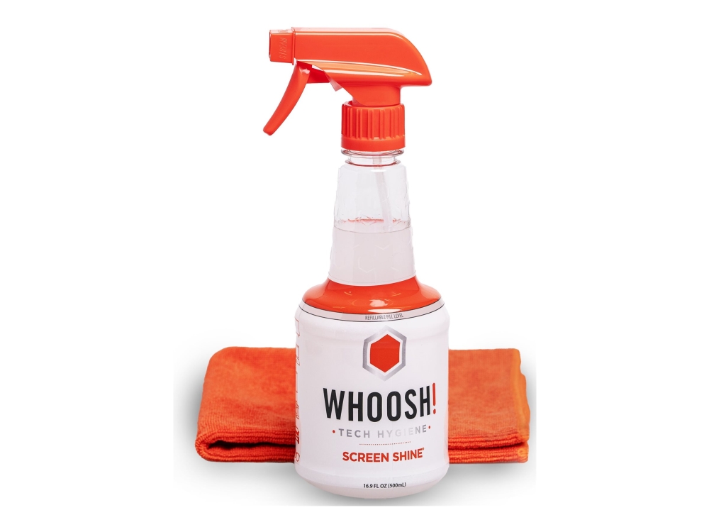 Whoosh! Screen Shine Pro – Skærmrenser For Mobiltelefon, Tablet, Tv, E-Bogslæser, Briller, Skærm – Refillable, 500Ml