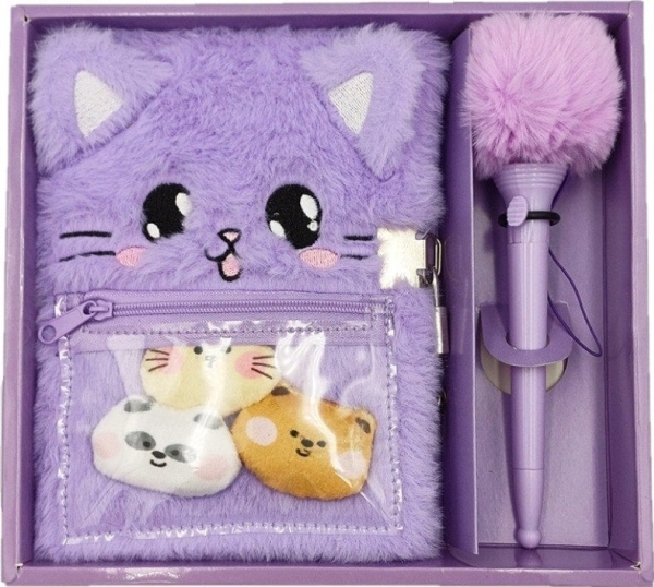 Diary Kitten Set With Pen Stn9483 99483