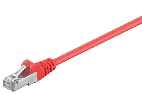 Rb-Lan Cat 5E Patchkabel, F/Utp, Rød – Kabellængde 1 M