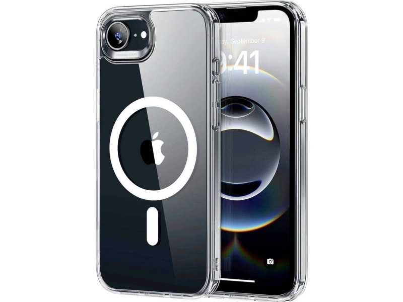 Esr Classic Hybrid Halolock Handy-Rückseite Abdeckung Apple Iphone 16E Transparent Induktives Laden, Magsafe Kompatibel, Stoßfest 1A84200102