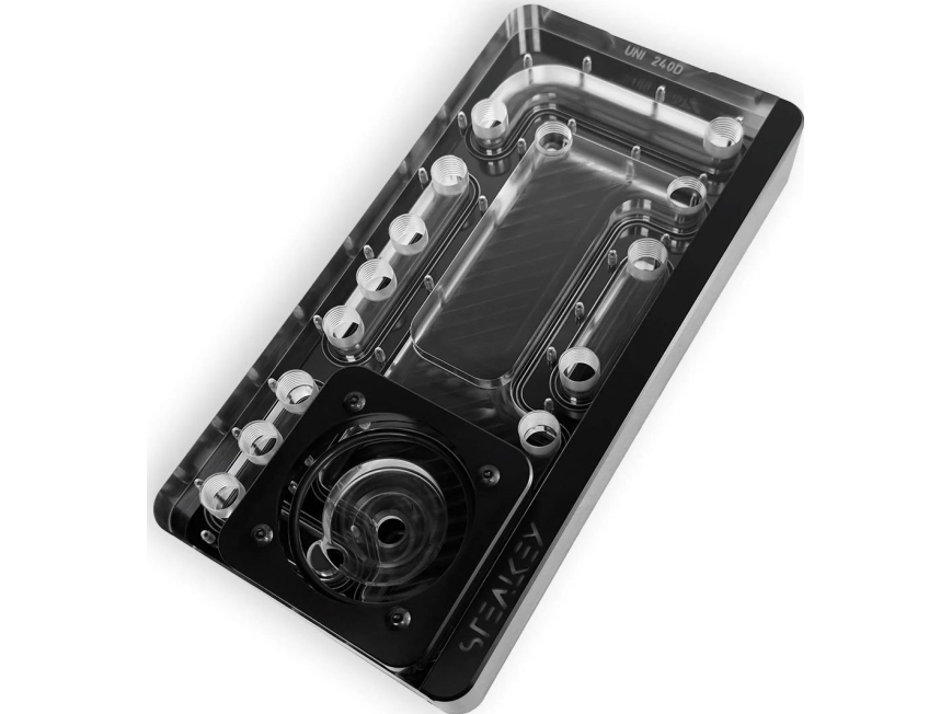 Stealkey Customs Sk-Uni 240D Distroplate D-Rgb - Juodas Edition