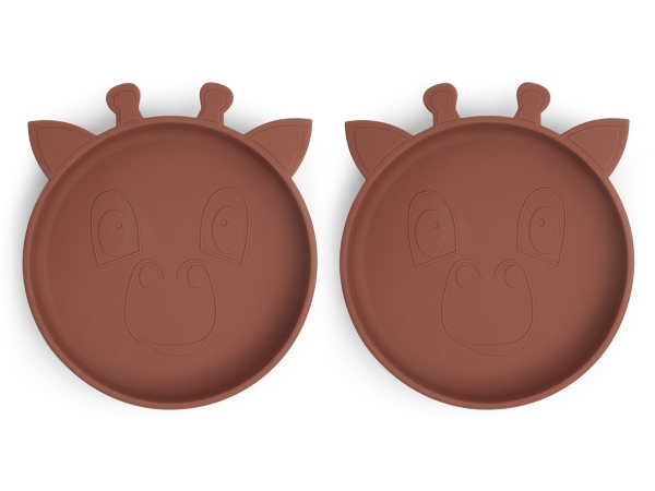 Nuuroo nuuroo - 2 Giraf mahogni silikoneplader