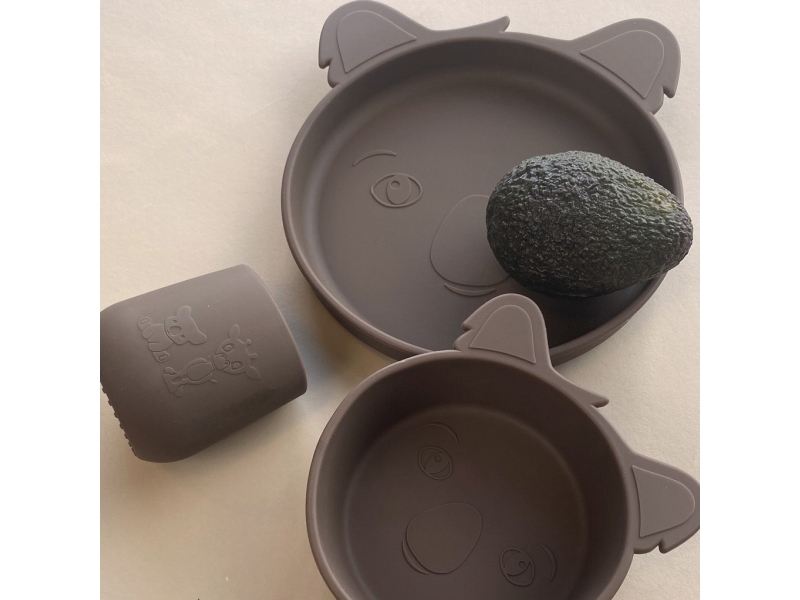 Nuuroo Judi serviceset i silikon 3-pack | Bordssättning - Par - Ätset för barn | GameStuff