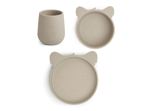 Nuuroo Judi serviceset i silikon 3-pack | Bordssättning - Par - Ätset för barn | GameStuff