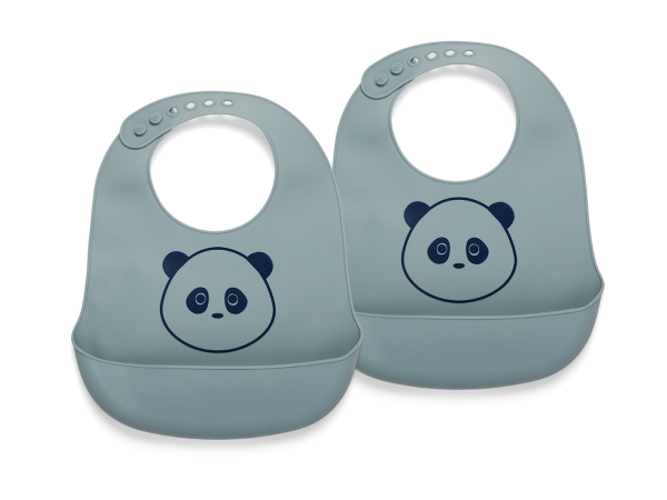 Nuuroo nuuroo - 2 silikonelapper med lomme til Panda Lead